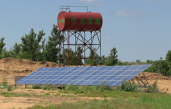 Solartech光伏扬水系统2000亩荒漠治理